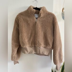 Aritzia The Group by Babaton sherpa bomber jacket